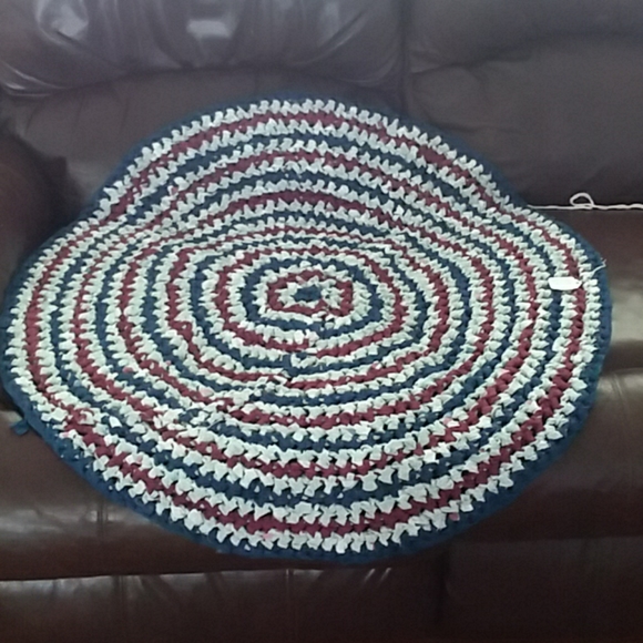 Homemade Rag Rug - Picture 1 of 1